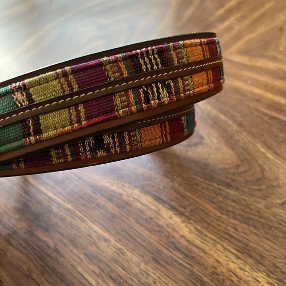 Johnston & Murphy Black Leather Dress Belt - Men's Size 38 - Picture 2 of 8